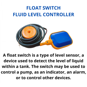 5M Float Switch Water Tank Level Controller Sensor Liquid Fluid Contractor Pump