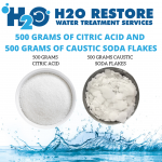 500 GRAMS OF CITRIC ACID AND 500 GRAMS OF CAUSTIC SODA FLAKES FOR CLEANING MEMBRANE
