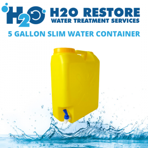 5 Gallon Slim Container 1pc 5 gallons Capacity Slim Container Used for Water Station Supplies