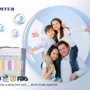 Semter Sink Alkaline Water Purifier Alkaline Water for Sink Water Filter for HOme used no need to buy water from delivery make your tap water drinkable